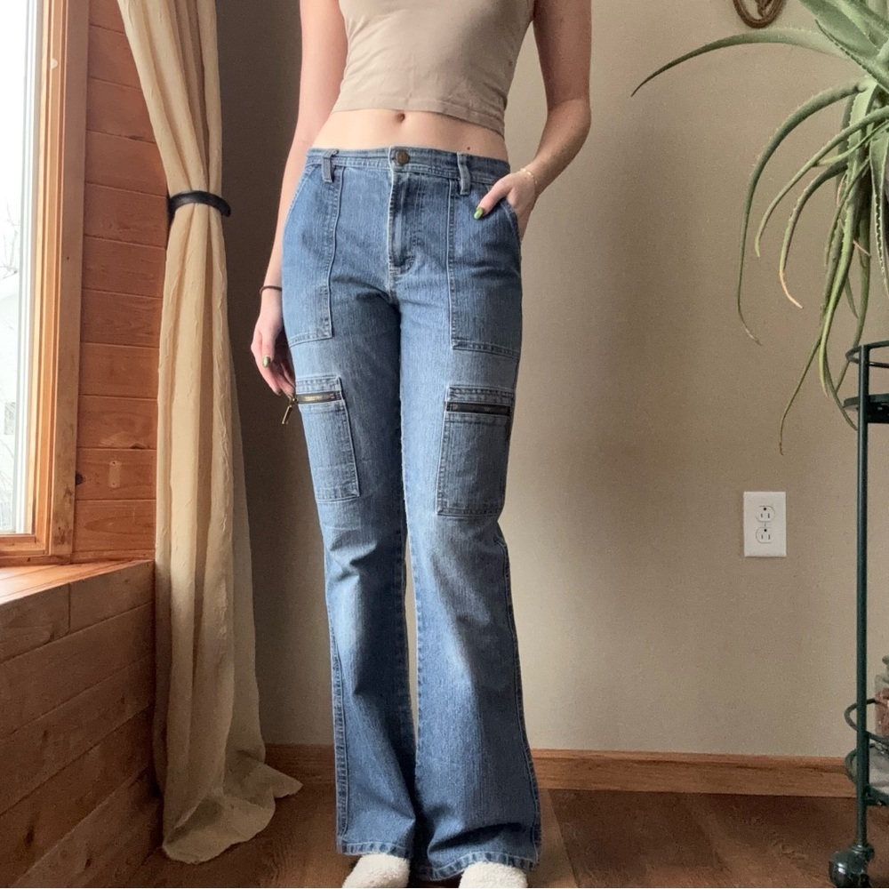 Gloria Vanderbilt Bootcut Cargo Jeans - Picture 9 of 10
